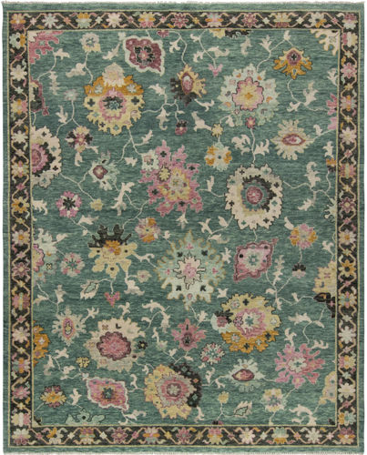 Tappeto contemporaneo - HACKON - Donghia - a fiori / in lana / in cotone