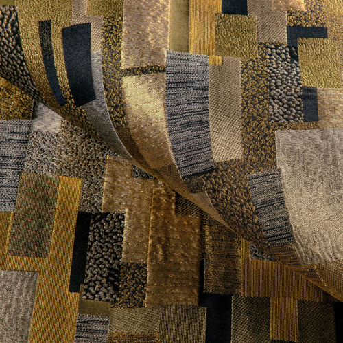 Tessuto da tappezzeria - GOLD STANDARD  - Donghia - per tende / con motivi geometrici / in poliestere