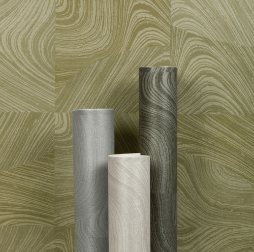 Rivestimento murale per interni - BLOCKBUSTER - Donghia - in poliestere / in cellulosa / a legante sintetico