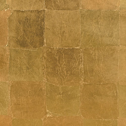 Carta da parati contemporanea - BULLION   - Donghia - con motivi geometrici / aspetto metallo / marrone