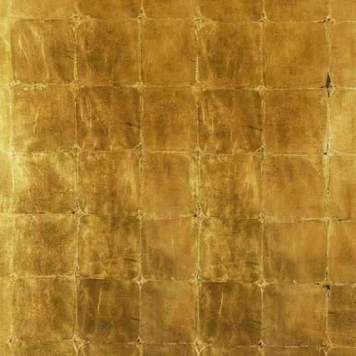 Carta da parati contemporanea - D OR - Donghia - con motivi geometrici / aspetto metallo / dorata