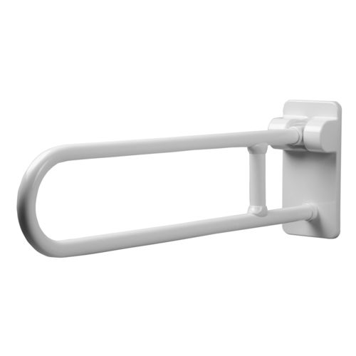 Barra di sostegno in poliammide - B-49916 VINYL-COATED SWING-UP GRAB BAR - Bobrick Washroom Equipment - da parete / contract / bianca