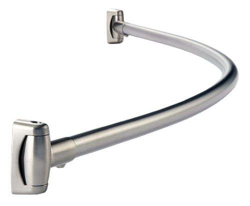 Barra per tenda da doccia in acciaio inossidabile - B-4207X60 CURVED SHOWER CURTAIN ROD - Bobrick Washroom Equipment - curva