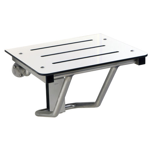 Sedile per doccia ribaltabile - B-5192, B-5193 - Bobrick Washroom Equipment - da parete / in acciaio inossidabile / contract