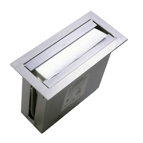Distributore di salviette da incasso - B-526 TrimLineSeries™ - Bobrick Washroom Equipment - in acciaio inossidabile