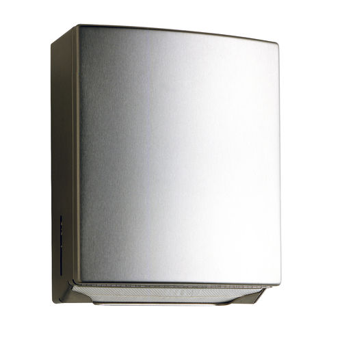 Distributore di salviette da parete - B-4262 CONTURASERIES® - Bobrick Washroom Equipment - in acciaio inossidabile
