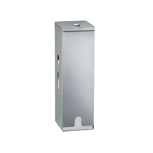 Distributore di carta igienica da parete - B-27313 TRIPLE ROLL - Bobrick Washroom Equipment - in acciaio inossidabile / contract
