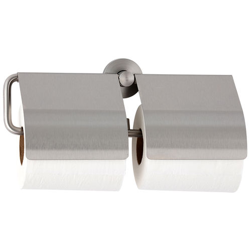 Portarotolo da parete - B-548 - Bobrick Washroom Equipment - in acciaio inossidabile / per due rulli / contract