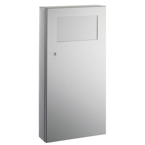 Portarifiuti igienico - B-35639 TRIMLINESERIES&trade; - Bobrick Washroom Equipment - da parete / in acciaio inossidabile / contemporaneo