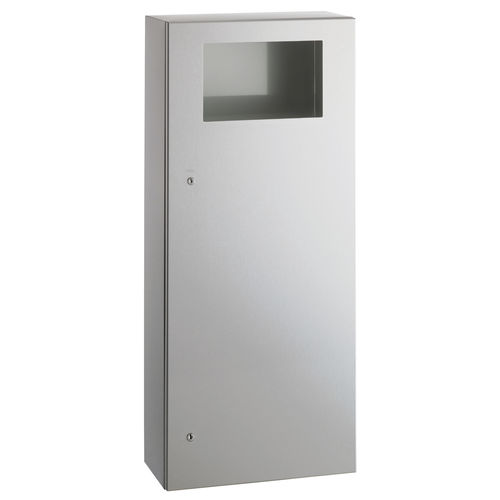 Portarifiuti igienico - B-35649 TRIMLINESERIES&trade; - Bobrick Washroom Equipment - da parete / in acciaio inossidabile / contemporaneo