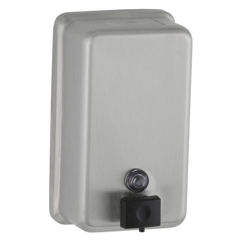 Distributore di sapone professionale - B-2111 - Bobrick Washroom Equipment - da parete / in acciaio inossidabile / manuale