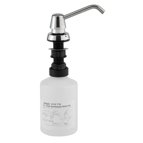 Distributore di sapone professionale - B-8221 - Bobrick Washroom Equipment - da incasso / in ABS / in polietilene
