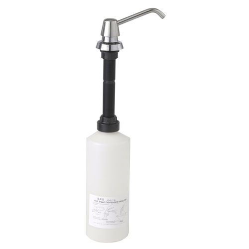 Distributore di sapone professionale - B-822 - Bobrick Washroom Equipment - da incasso / in ABS / in polietilene