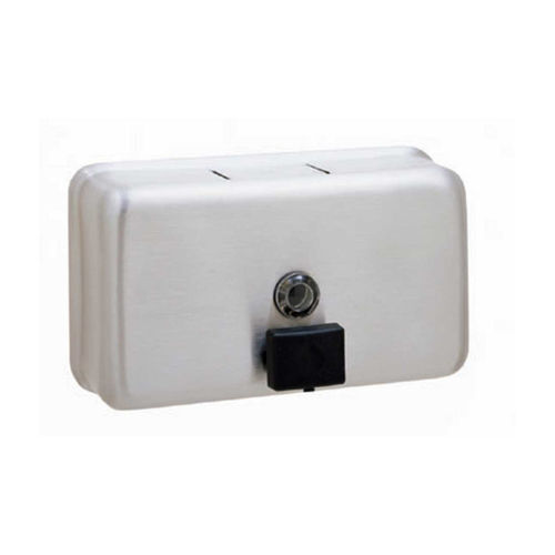 Distributore di sapone professionale - B-2112 - Bobrick Washroom Equipment - da parete / in acciaio inossidabile / manuale