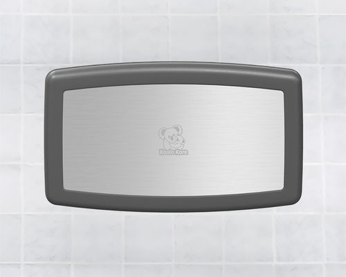 Fasciatoio a muro in polipropilene - KB300-SS - Bobrick Washroom Equipment - in acciaio inossidabile / orizzontale / contract