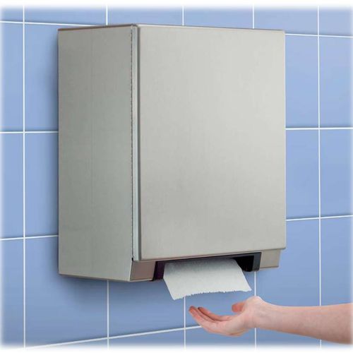 Distributore di salviette da parete - B-2974 ClassicSeries® AutoRoll - Bobrick Washroom Equipment - in metallo / elettronico
