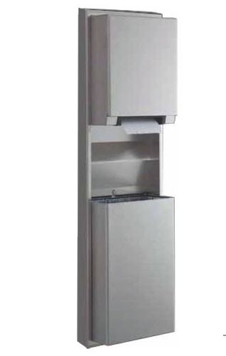 Distributore di salviette da parete - B-3979 ClassicSeries® AutoRoll - Bobrick Washroom Equipment - in metallo / elettronico / con cestino