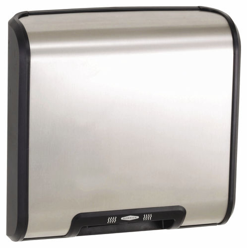 Asciugamani elettrico automatico - B-7128 TRIMDRY - Bobrick Washroom Equipment - da parete / in acciaio inossidabile / per disabili