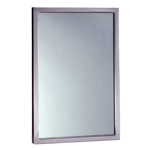 Specchio da bagno a muro - B-290  - Bobrick Washroom Equipment - contract / contemporaneo / rettangolare