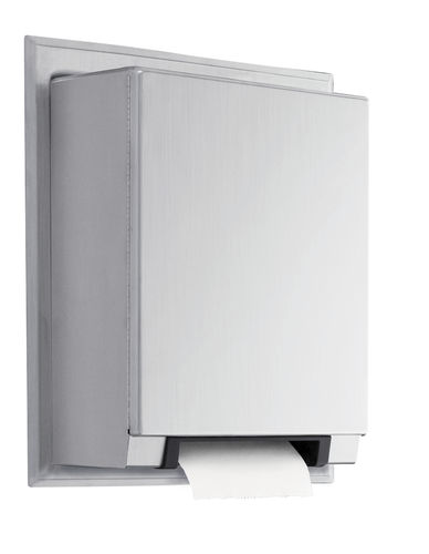 Distributore di salviette da parete - B-29744 ClassicSeries® AutoRoll - Bobrick Washroom Equipment - in metallo / elettronico