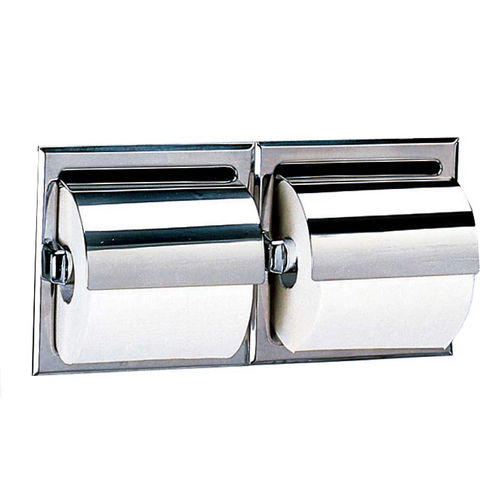 Portarotolo da incasso - B-699 - Bobrick Washroom Equipment - in acciaio inossidabile / contract / per uso residenziale