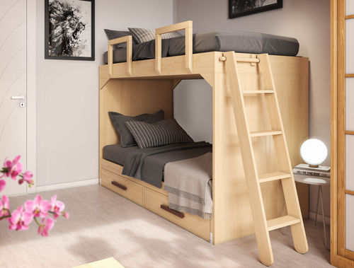 Letto a castello - Castello - Cinius - singolo / contemporaneo / per bambini