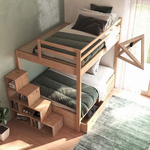 Letto a castello - CASTELLO - Cinius - singolo / contemporaneo / a cassetti