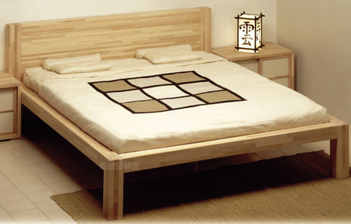 Letto matrimoniale - ZEN - Cinius - contemporaneo / con testiera / su misura