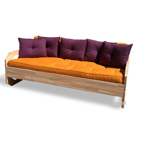 Divano letto - OPS - Cinius - contemporaneo / in tessuto / con braccioli