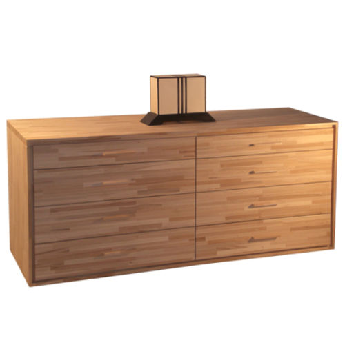Cassettone contemporaneo - 4+4 - Cinius - in rovere / in betulla / rettangolare