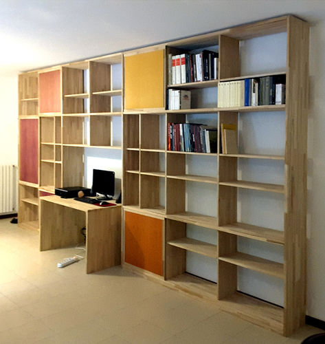 Libreria contemporanea - Yuki-M - Cinius - in faggio / su misura / colore personalizzabile