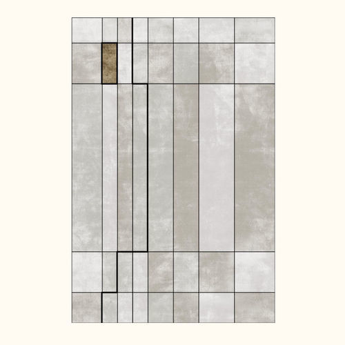 Tappeto contemporaneo - MARKED HOT - Sirecom Tappeti - geometrico / capitonné / in bambù