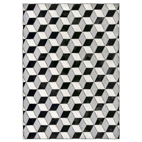 Tappeto contemporaneo - RUBIK - SITAP Società Italiana Tappeti - geometrico / in pelle / in canapa