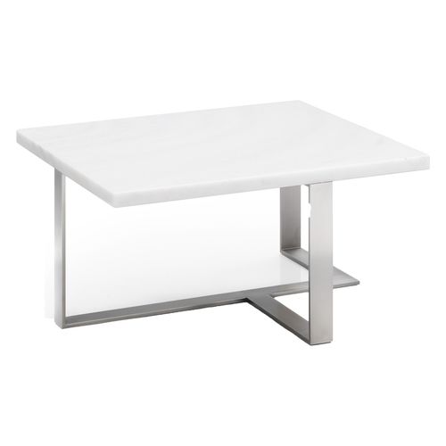 Tavolino basso contemporaneo - MOON - SMANIA - in legno laccato / in acciaio / rettangolare