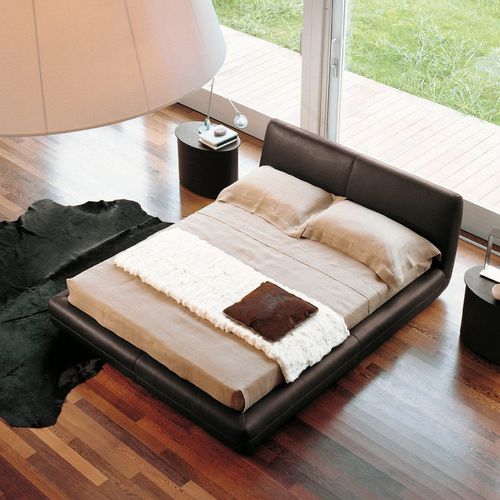 Letto matrimoniale - ELISE - Falegnami - contemporaneo / imbottito / con testiera