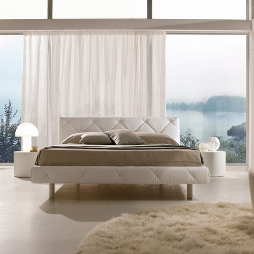 Letto matrimoniale - SOFT  - Falegnami - contemporaneo / imbottito / con testiera