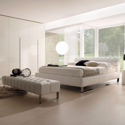 Letto matrimoniale - SUMMERTIME - Falegnami - contemporaneo / imbottito / con testiera