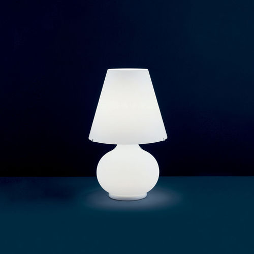 Lampada da tavolo - PARALUME MINI T - Leucos srl - in metallo / in vetro / contemporanea