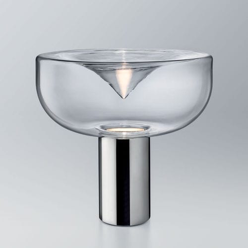 Lampada da tavolo - AELLA T  - Leucos srl - in cromo / in metallo laccato / in vetro soffiato