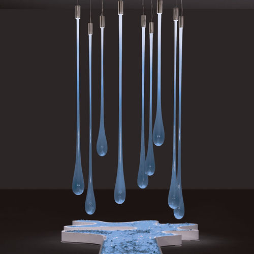 Lampada a sospensione - GLÒ S/I - Leucos srl - in vetro / contemporanea / con cavo