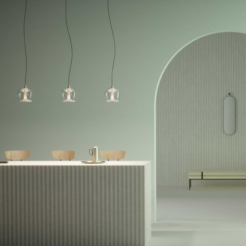 Lampada a sospensione - AURELIA BOLD S 22 - Leucos srl - in metallo / in vetro / in vetro soffiato
