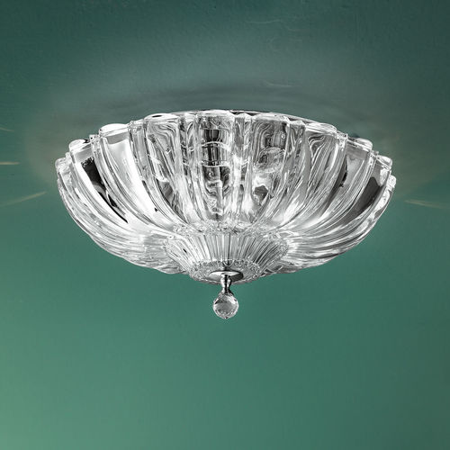 Plafoniera contemporanea - PASCALE PL 30 - Leucos srl - in cristallo / in cromo / LED