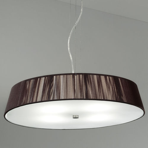 Lampada a sospensione - LILITH S 70 - Leucos srl - in nichel / in vetro / in tessuto