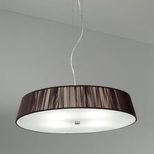 Lampada a sospensione - LILITH S 40 - Leucos srl - in nichel / in vetro / in cotone
