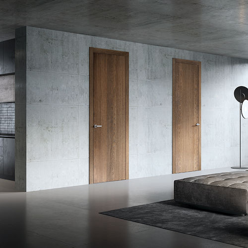 Porta da interno - SIGARO IN - BARAUSSE - in legno / battente / contemporanea