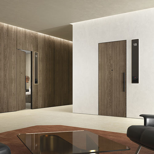 Porta da interno - SIGARO IN - BARAUSSE - in legno / battente / contemporanea