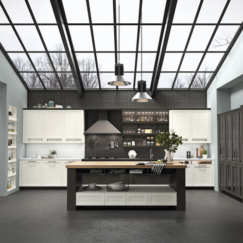 Cucina classica - Hera - SNAIDERO RINO SPA - in vetro / in ABS / in melaminico
