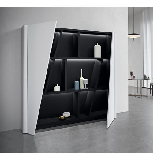 Mobile alto per cucina contemporaneo - Vision - SNAIDERO RINO SPA - in laminato