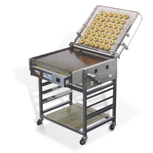 Tavolo di preparazione per glassatura dolci - HI24F - ADAMATIC - in acciaio inossidabile / mobile / professionale