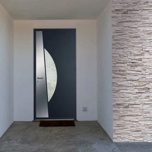 Porta d'ingresso - LOFT - Rehau - in alluminio / in composito / in poliammide